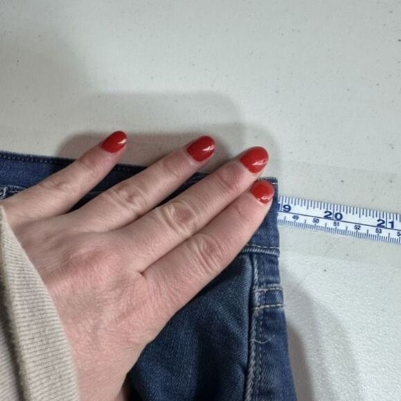 Levi's 515 Womens Red Tab Bootcut Stretch Denim Jeans Medium Wash Blue Size 16 - Picture 7 of 9